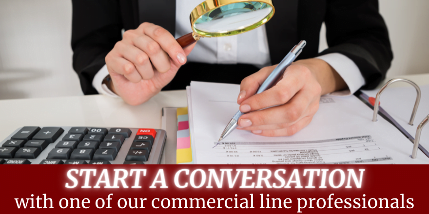 Start a conversation with one of our commercial professionals