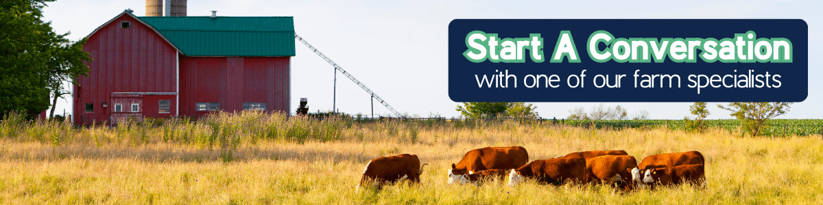 Start a conversation with one of our farm specialists